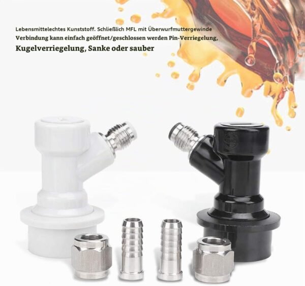 Threaded Ball Lock Barrel Fittings